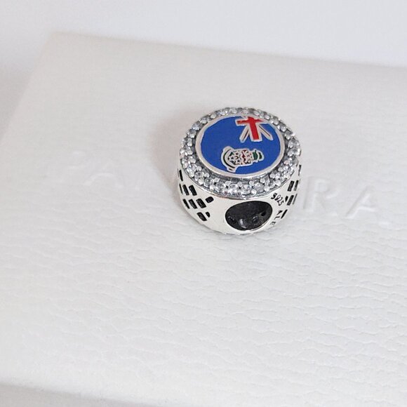 Pandora Cayman Islands Flag Exclusive Bead Charm Sterling Silver with box - Picture 5 of 10